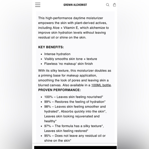 Grown Alchemist Hydra Repair Day Cream 65ml New - Picture 6 of 6